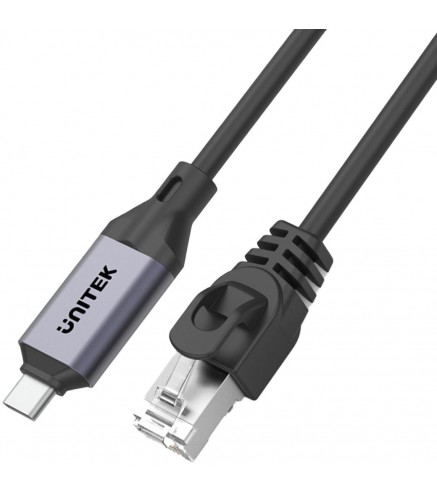 Unitek Kabel Ethernet USB C RJ-45 LAN, przewód sieciowy, 5m