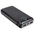 Powerbank Veger 20000 mAh 20 W PD QC 3.0 2x USB-A USB-C czarny