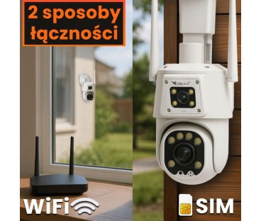 Kamera IP Orllo TZ8 Dual 4MP+4MP 4G Wi-Fi