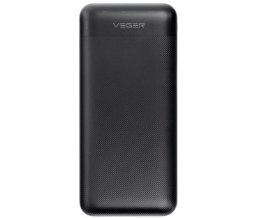 Powerbank Veger 20000 mAh 20 W PD QC 3.0 2x USB-A USB-C czarny