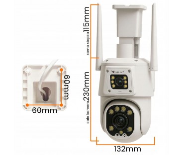 Kamera IP Orllo TZ8 Dual 4MP+4MP 4G Wi-Fi