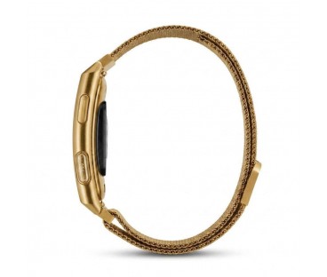 Inteligentny smartband Titmo Loop I-110 Bluetooth EKG HRV HR BP SPO2 IP68 złoty