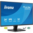 Monitor LED IIYAMA X2491H-B1 HDMI DipslayPort IPS 120Hz 1ms