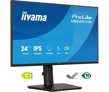 Monitor LED IIYAMA XB2491HS-B1 HDMI DisplayPort IPS 120HZ 1ms HAS PIVOT głośniki