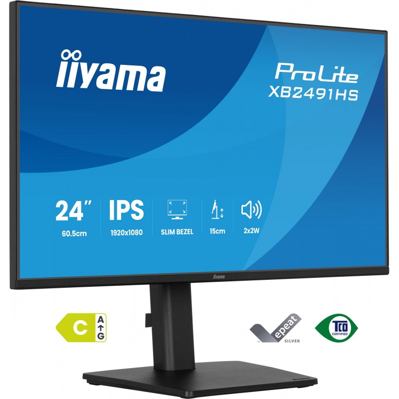 Monitor LED IIYAMA XB2491HS-B1 HDMI DisplayPort IPS 120HZ 1ms HAS PIVOT głośniki