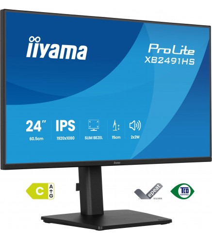 Monitor LED IIYAMA XB2491HS-B1 HDMI DisplayPort IPS 120HZ 1ms HAS PIVOT głośniki