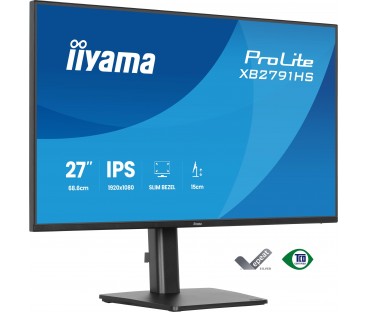 Monitor LED IIYAMA XB2791HS-B1 HDMI DisplayPort IPS 120Hz 1ms HAS PIVOT głośniki