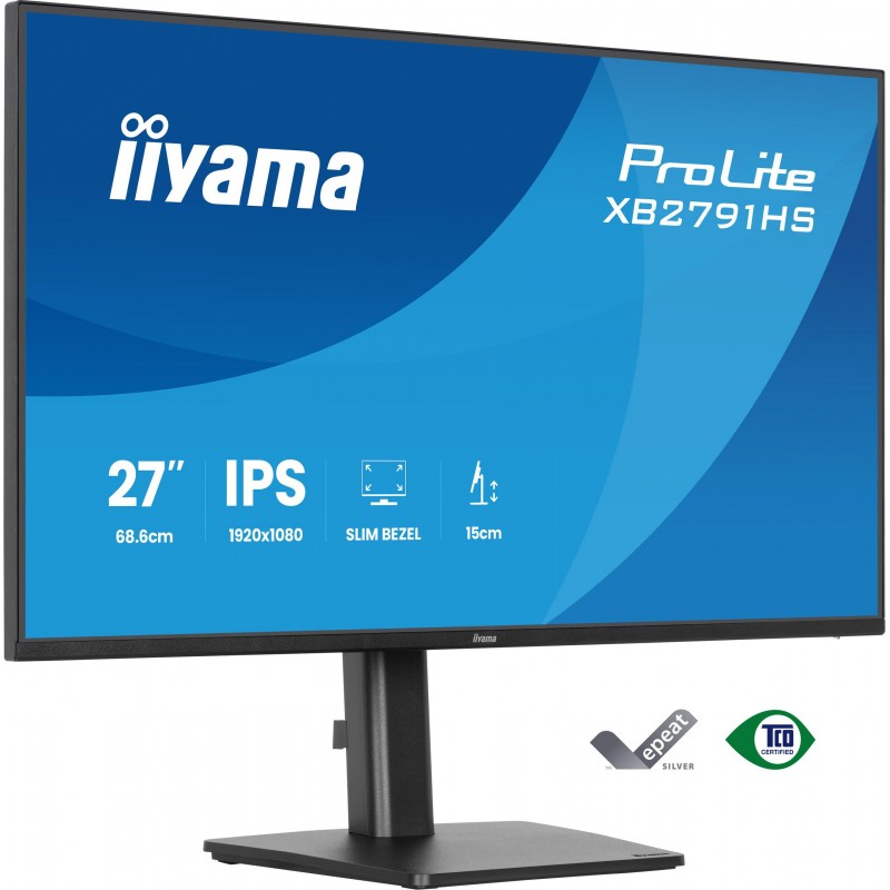 Monitor LED IIYAMA XB2791HS-B1 HDMI DisplayPort IPS 120Hz 1ms HAS PIVOT głośniki