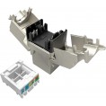 Moduł Keystone beznarzędziowy samozaciskowy SOLARIX Cat.6 STP RJ45