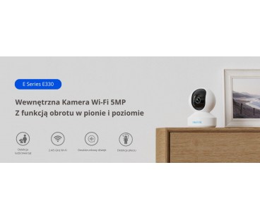 Kamera IP Reolink E Series E330 Biała 5MP Wi-Fi