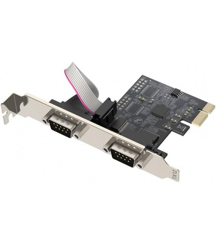 Unitek PCI Express kontroler 2x RS-232