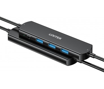 Unitek KVM Hub 10 Gbps - przełączanie między 2 hostami, 3×USB-A