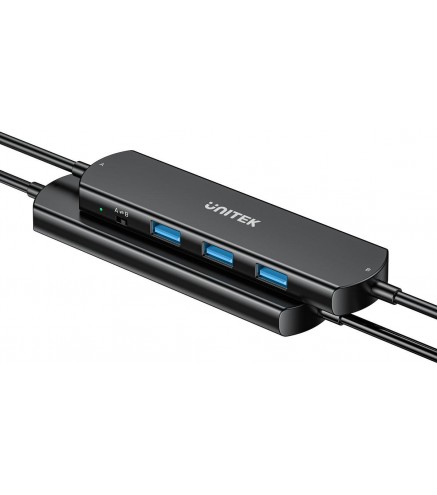 Unitek KVM Hub 10 Gbps - przełączanie między 2 hostami, 3×USB-A