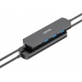 Unitek KVM Hub 10 Gbps - przełączanie między 2 hostami, 3×USB-A
