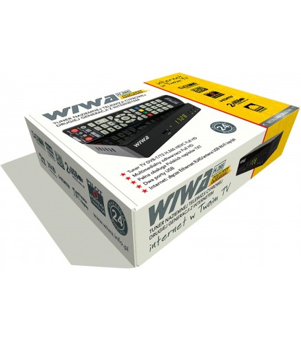 Tuner DVB-T/T2 WIWA H.265 MAXX