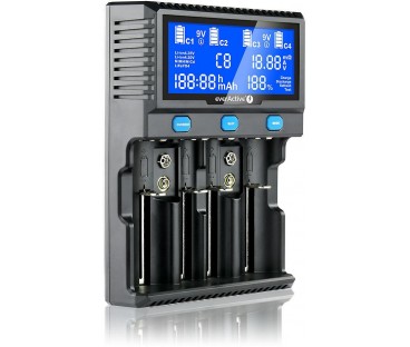 Ładowarka do akumulatorków cylindrycznych Li-ion oraz Ni-MH everActive UC-4200