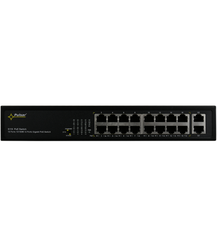 Switch PULSAR 16-portowy S116 do 16 kamer IP