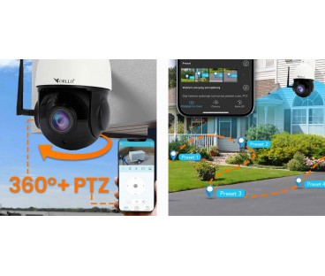 Kamera IP ORLLO Z10 WiFi POE z panelem fotowoltaicznym SM6030 PRO
