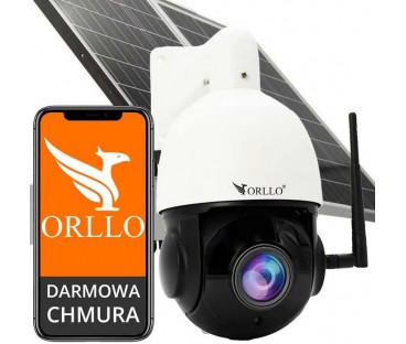 Kamera IP ORLLO Z10 WiFi POE z panelem fotowoltaicznym SM6030 PRO