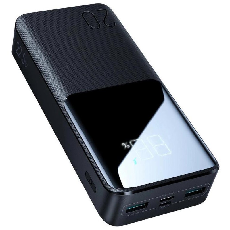 Powerbank Joyroom JR-QP192 Star Series Mini 20000 mAh 22,5 W PD QC 3.0 1x USB-C 2x USB-A czarny