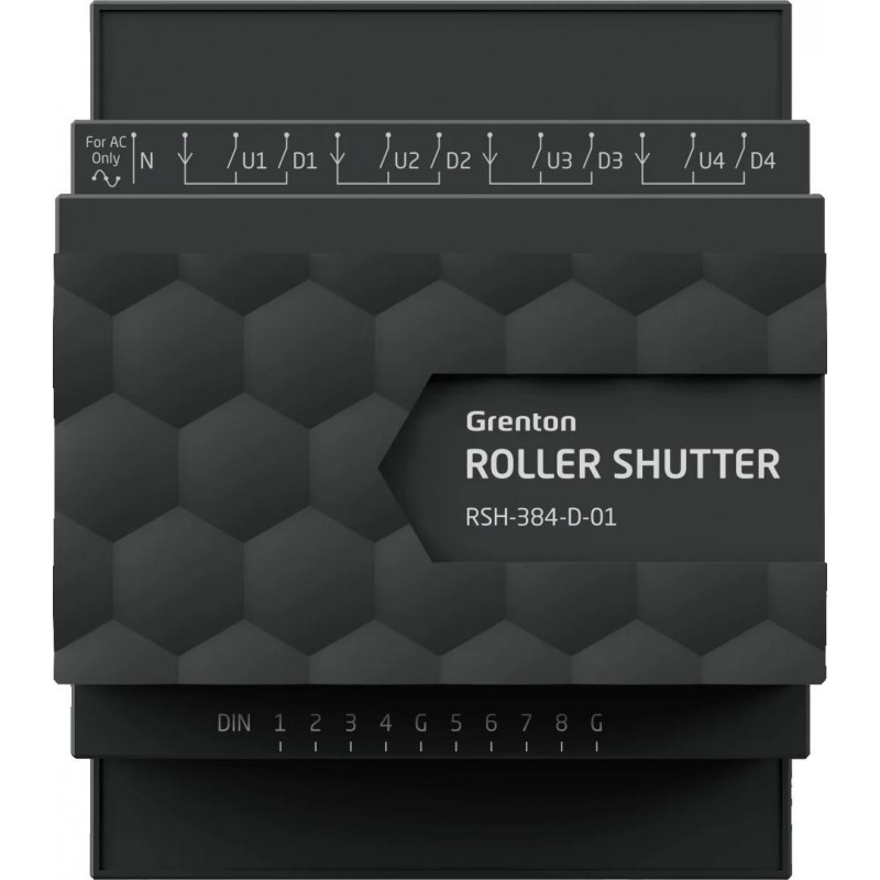 Moduł GRENTON ROLLER SHUTTER x4, DIN, TF-Bus