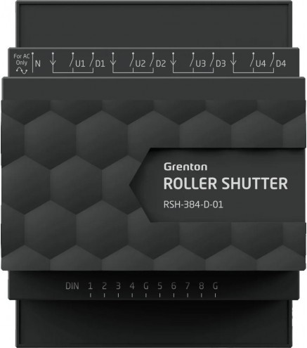 Moduł GRENTON ROLLER SHUTTER x4, DIN, TF-Bus