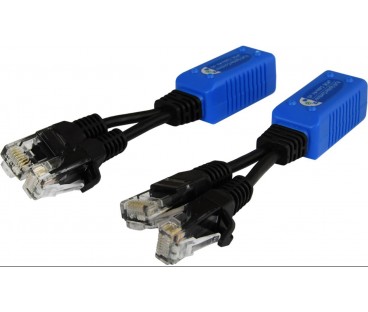 SPLITTER 2xRJ45 (WTYK) - 1xRJ45 (GNIAZDO) Pulsar P-POE2