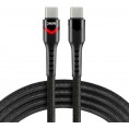 KABEL USB-C / USB-C LED RGB everActive CBB-2PDRS 200cm 48V 5A 240W