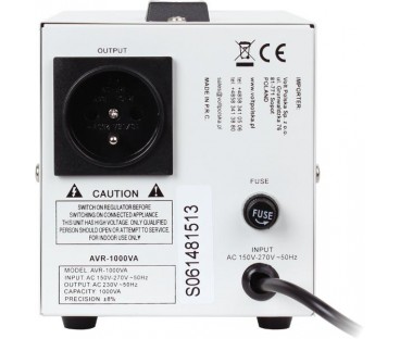 STABILIZATOR NAPIĘCIA VOLT POLSKA AVR 1000