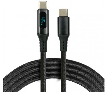 KABEL USB-C / USB-C LCD everActive CBB-3PDL 300cm 20V 2,25A 45W