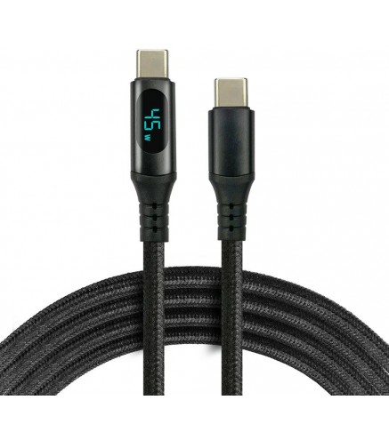 KABEL USB-C / USB-C LCD everActive CBB-3PDL 300cm 20V 2,25A 45W