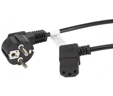 KABEL ZASILAJĄCY CEE 7/7 IEC 320 C13 1.8M KĄTOWY VDE Lanberg