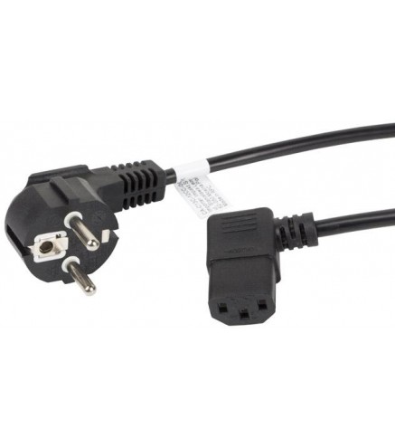 KABEL ZASILAJĄCY CEE 7/7 IEC 320 C13 1.8M KĄTOWY VDE Lanberg