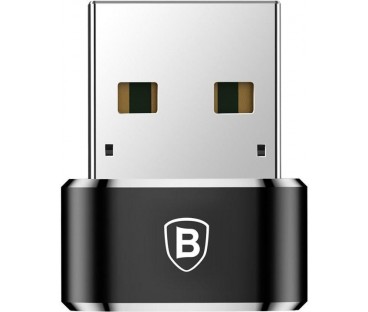 Adapter przejściówka OTG USB-C / USB-A Baseus Mini CAAOTG-01 czarna