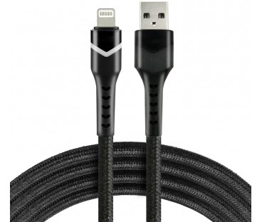 KABEL USB-A / Lightning Apple iPhone LED RGB everActive CBB-1IBR 100cm 2,4A