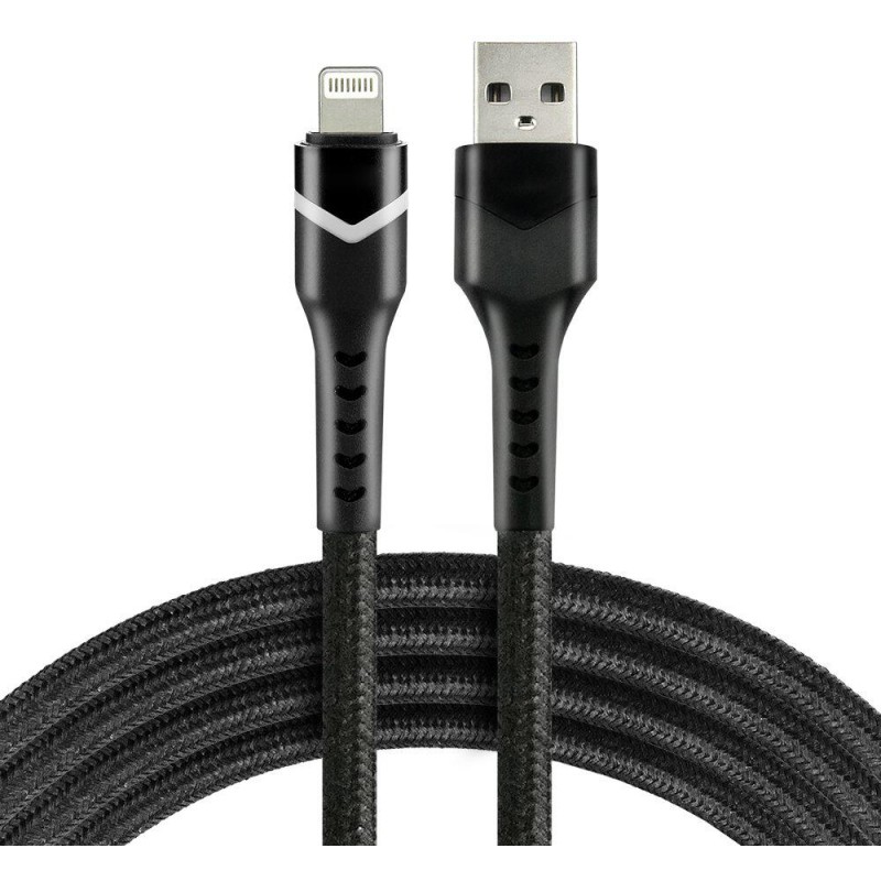 KABEL USB-A / Lightning Apple iPhone LED RGB everActive CBB-1IBR 100cm 2,4A