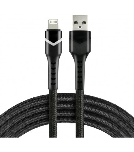 KABEL USB-A / Lightning Apple iPhone LED RGB everActive CBB-1IBR 100cm 2,4A