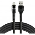 KABEL USB-A / Lightning Apple iPhone LED RGB everActive CBB-1IBR 100cm 2,4A