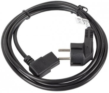KABEL ZASILAJĄCY CEE 7/7 IEC 320 C13 1.8M KĄTOWY VDE Lanberg