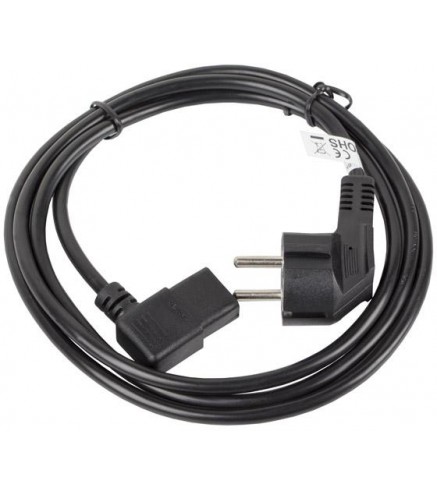 KABEL ZASILAJĄCY CEE 7/7 IEC 320 C13 1.8M KĄTOWY VDE Lanberg