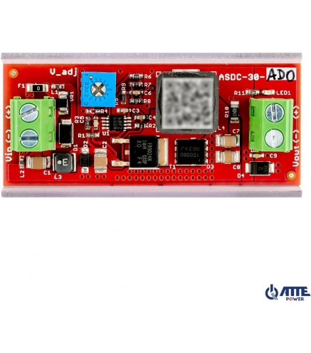 Przetwornica obniżająca napięcie z regulacją 3...12V ATTE ASDC-30-AD0-OF