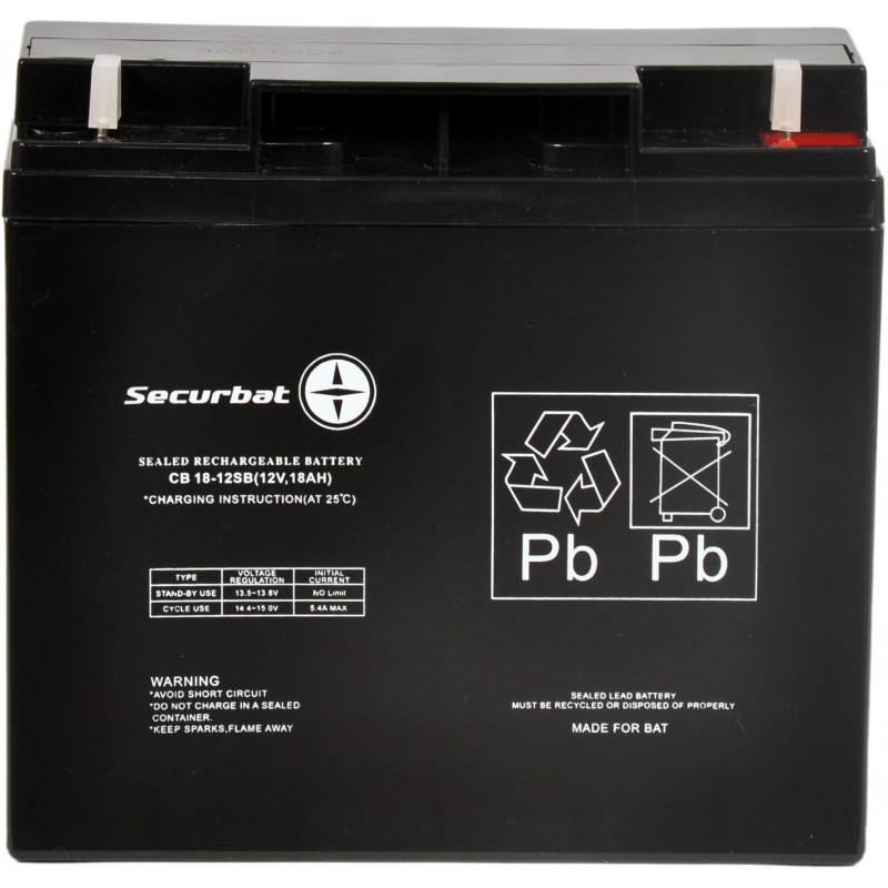 Akumulator AGM SECURBAT 12V 18Ah
