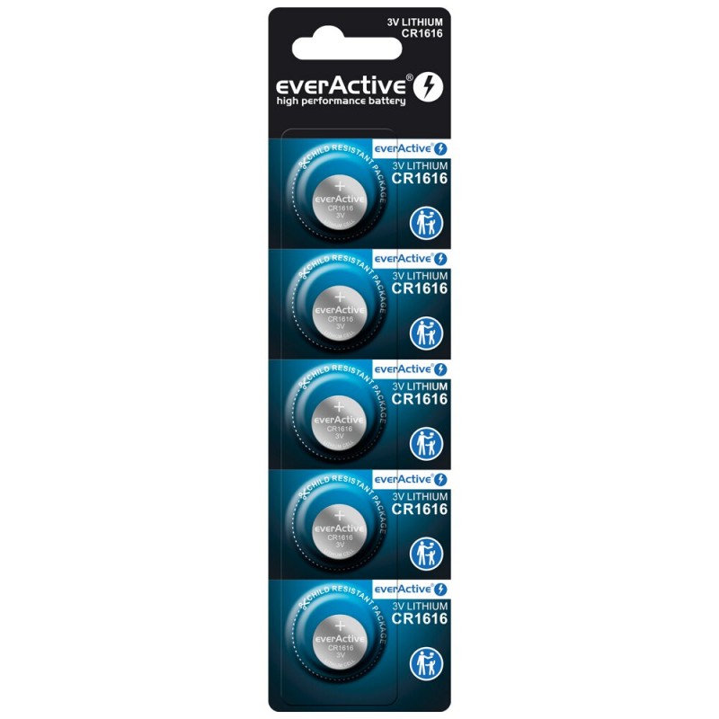 Bateria CR1616 everActive (blister 5 szt.)