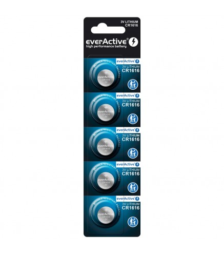 Bateria CR1616 everActive (blister 5 szt.)