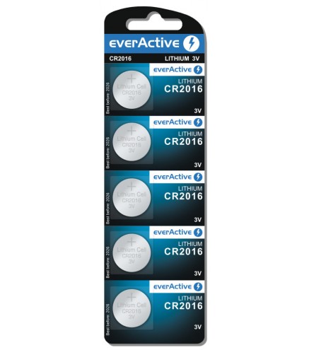Bateria CR2016 everActive (blister 5 szt.)