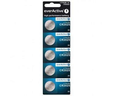 Bateria CR2025 everActive (blister 5 szt.)