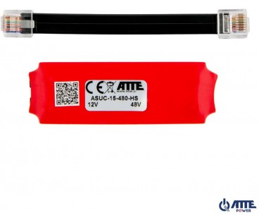 Adapter PoE PASSIVE podnoszący napięcie do 48V ATTE ASUC-15-480-HS