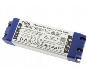 ZASILACZ IMPULSOWY LED ESPE LNF-6024 24V/60W/2.5A IP20