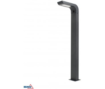 HYBRYDOWY SŁUPEK OGRODOWY LED BEMKO SOLVEO 7W 600LM 3000K/4000K/6500K 80CM IP65 DARK GREY CZ.PIR