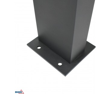 HYBRYDOWY SŁUPEK OGRODOWY LED BEMKO SOLVEO 7W 600LM 3000K/4000K/6500K 80CM IP65 DARK GREY CZ.PIR